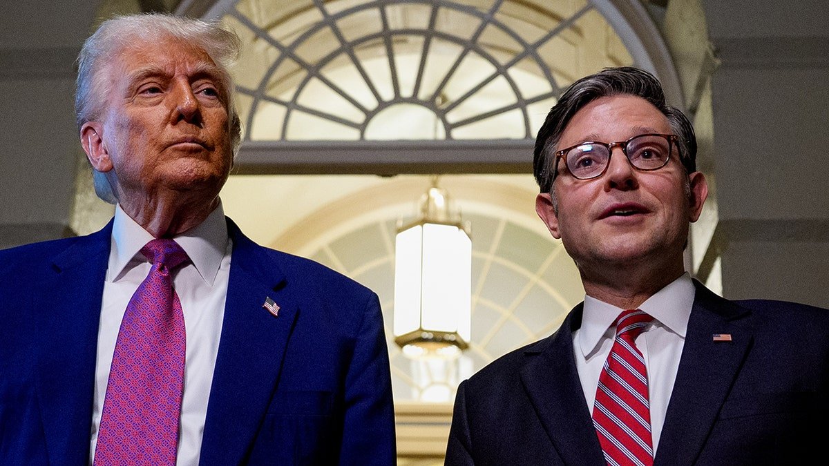 Trump with Mike Johnson speaker