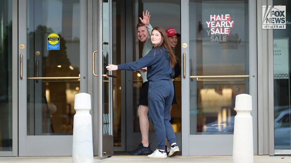 Todd Chrisley was seen for the first time since his pardon by President Donald Trump