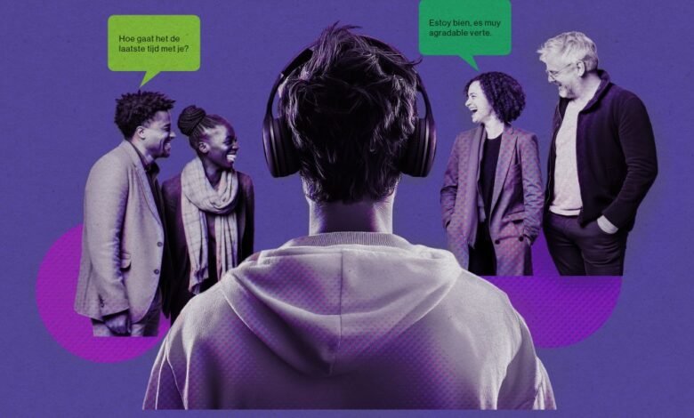 A new AI translation system for headphones clones multiple voices.jpg