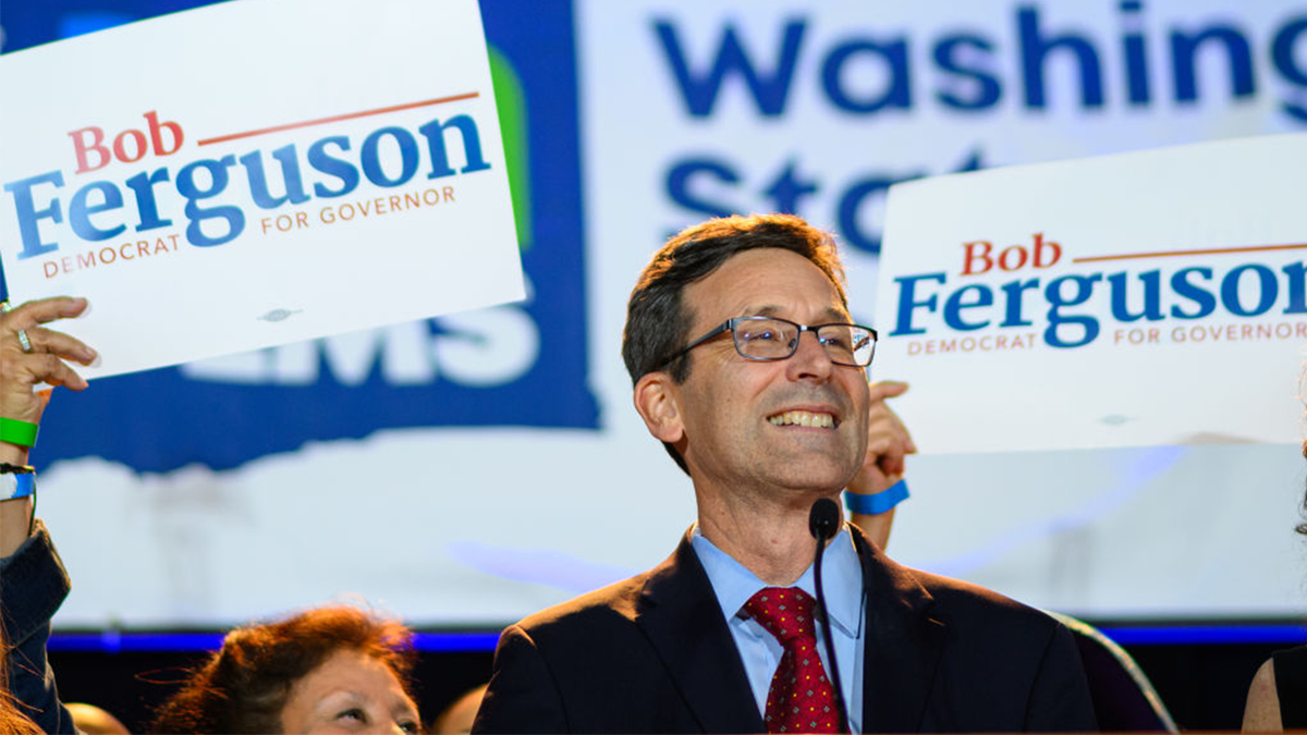 Ferguson at the campaign event