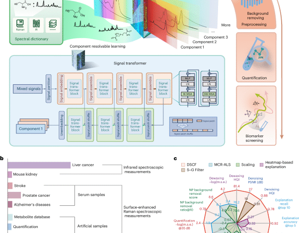 Deep spectral component filtering as a foundation model for spectral.png