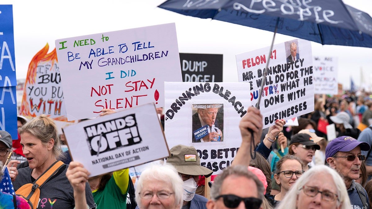 Trump protests