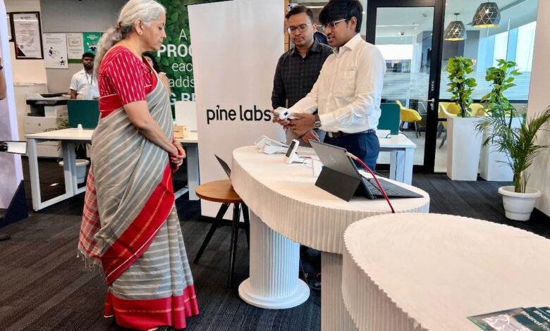 FM Sitharaman visits Pine Labs highlights push for digital public.jpeg