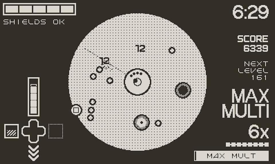 It is still a game of Playdate Game Fulcrum Defender