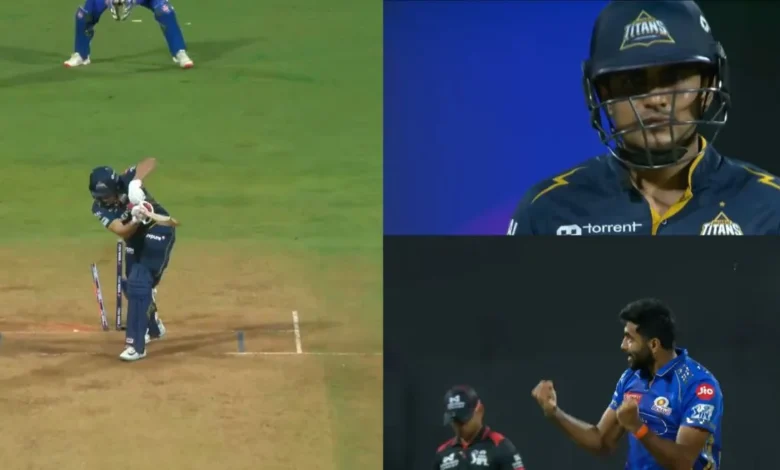 IPL 2025 WATCH Jasprit Bumrah roars in celebration after shattering.webp.webp