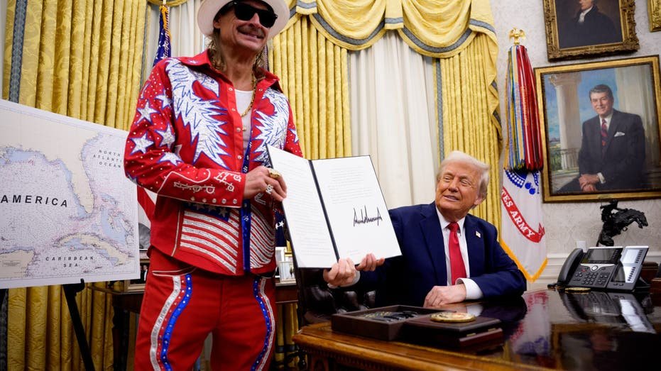 Kid Rock with Donald Trump