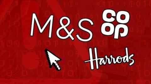 M & S was the first familiar name to be targeted by the Internet criminals, days before forcing the cooperative and the Hharuds to close some information technology systems