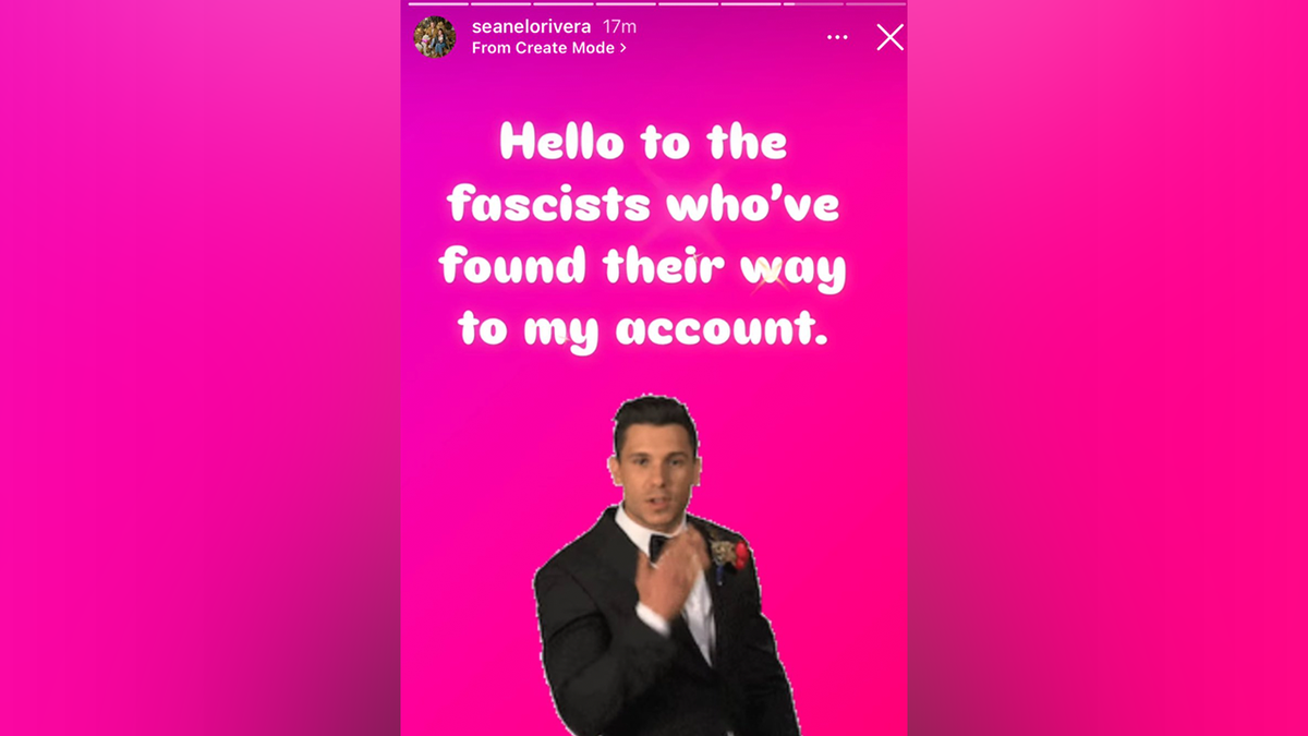 San Diego Sean Elo-Rivera called some Instagram users "Fascists."