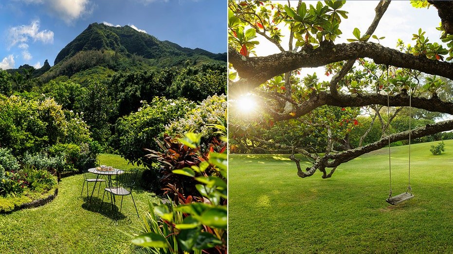 The beauty of the surrounding landscape is clear when walking in the estate.