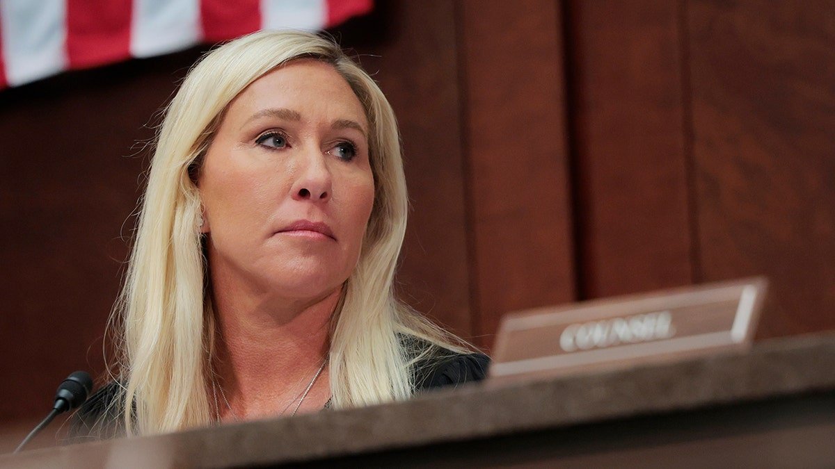 Representative Margori Taylor Green, a close snapshot