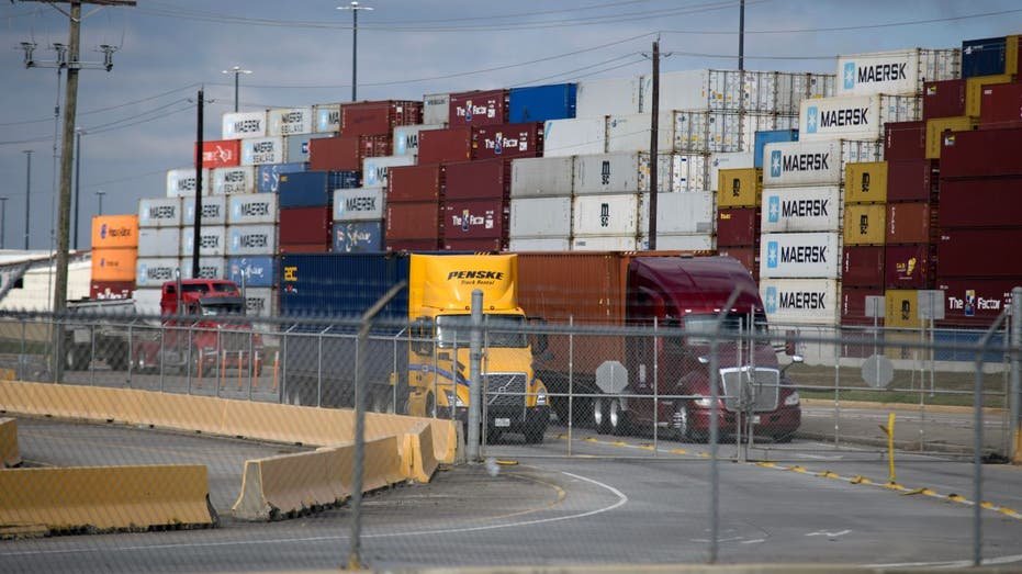 Houston Port trucks
