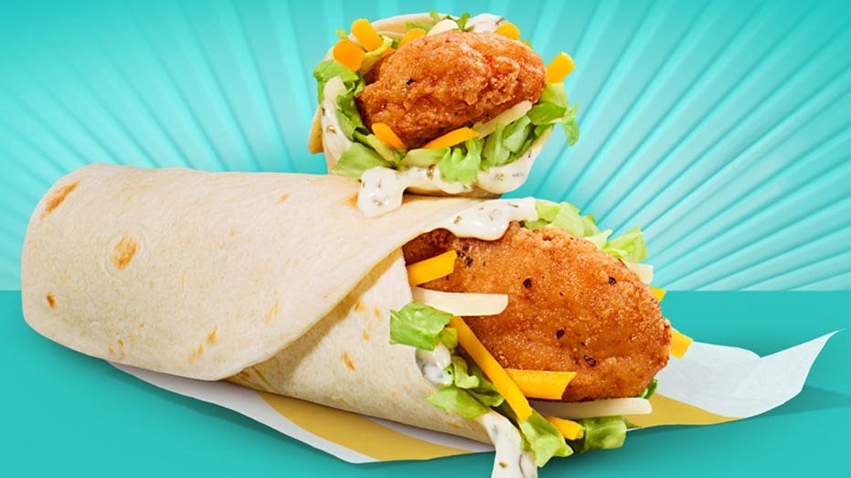 They wrapped a snack from McDonald's
