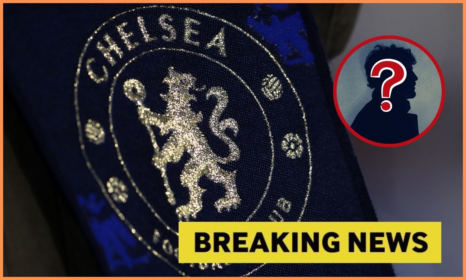 Chelsea emblem FC and a sign 