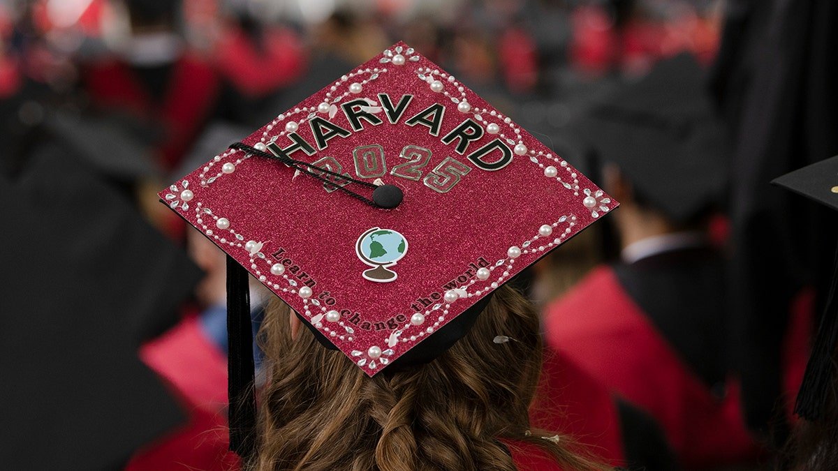 Graduation hat at Harvard University