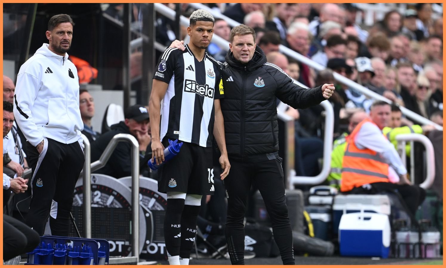 Eddi Hao with Newcastle