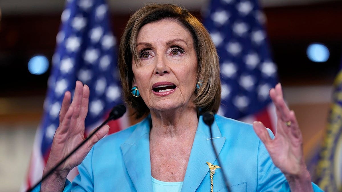 Pelosi in a close shot