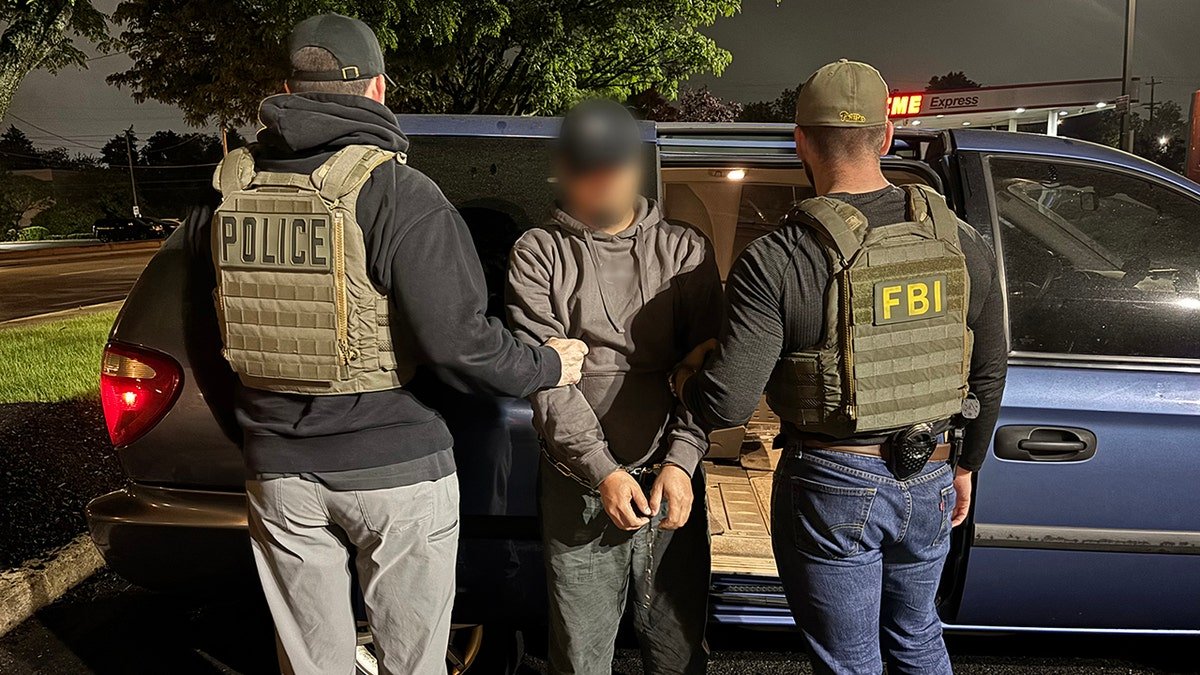 The ice arrested the man, put it in the truck