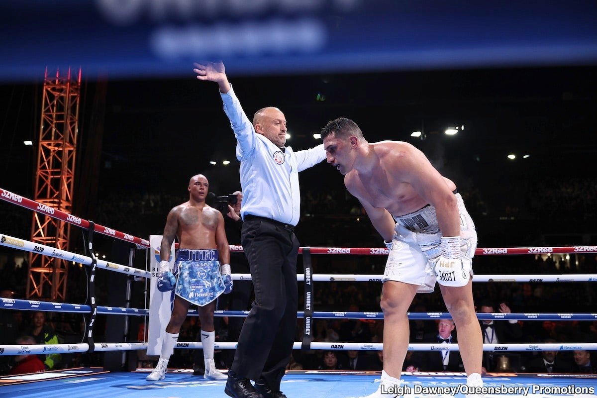 Image: Boxing Results: Fabio Wardley Destroys Huni Late – Stunning Knockout Rocks Portman Road!