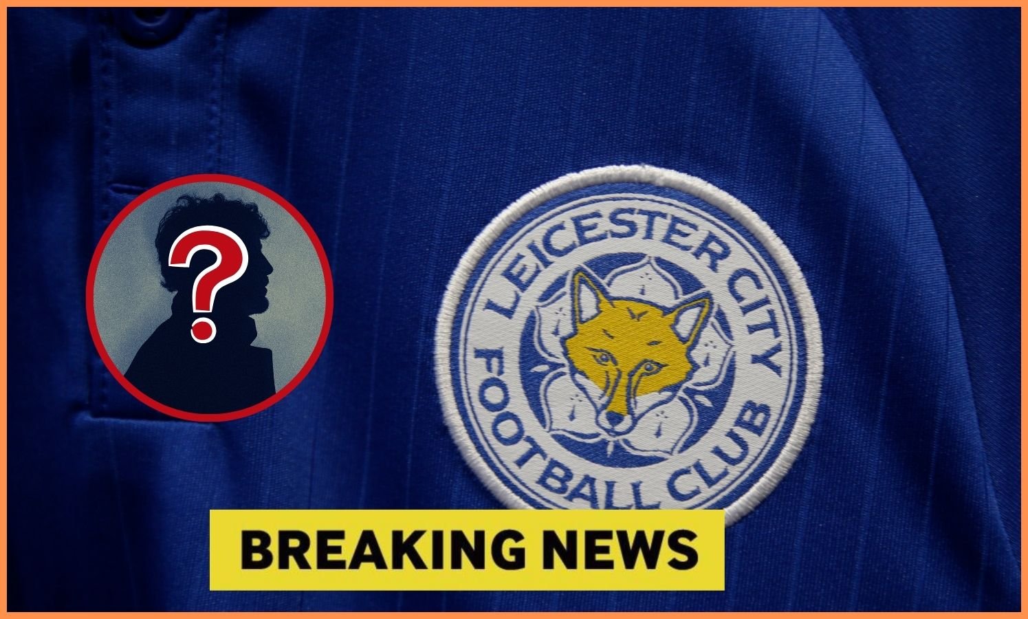 Leesester City Logo and Leader 'Breaking News'