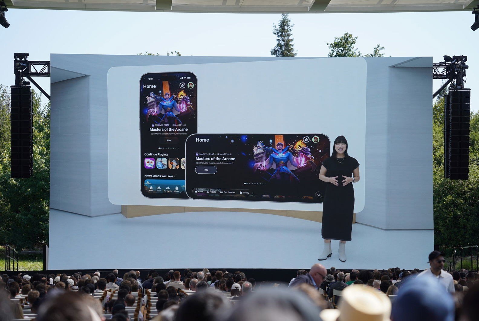 A picture of the new Apple games for iOS 26.