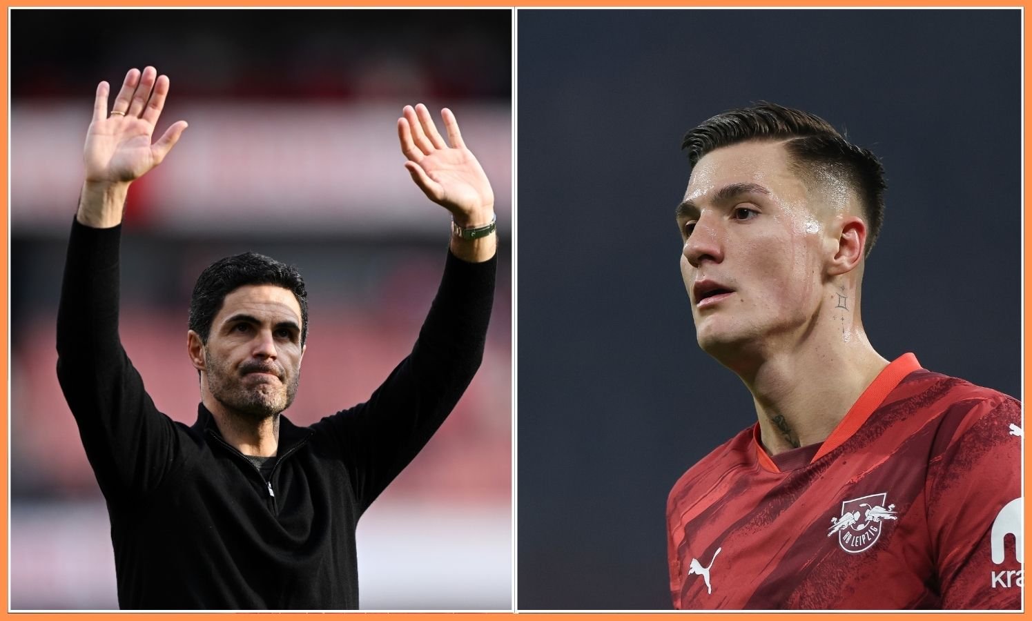 Mikel Arteta and Benjamin Cisco