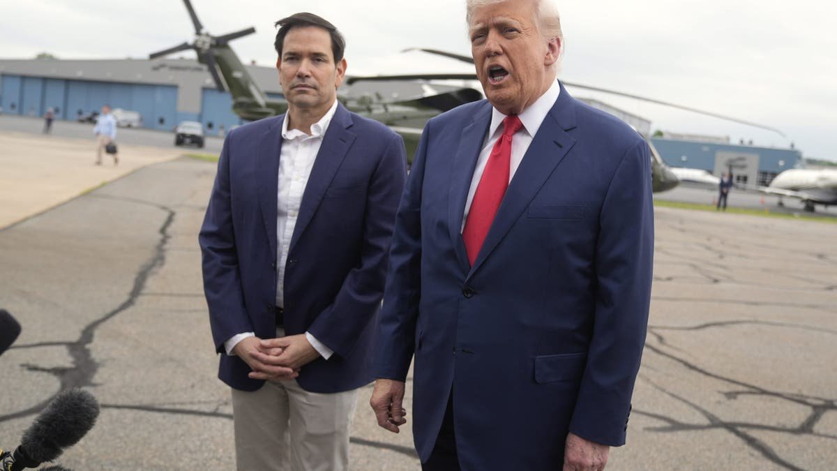 Marco Rubio and Donald Trump