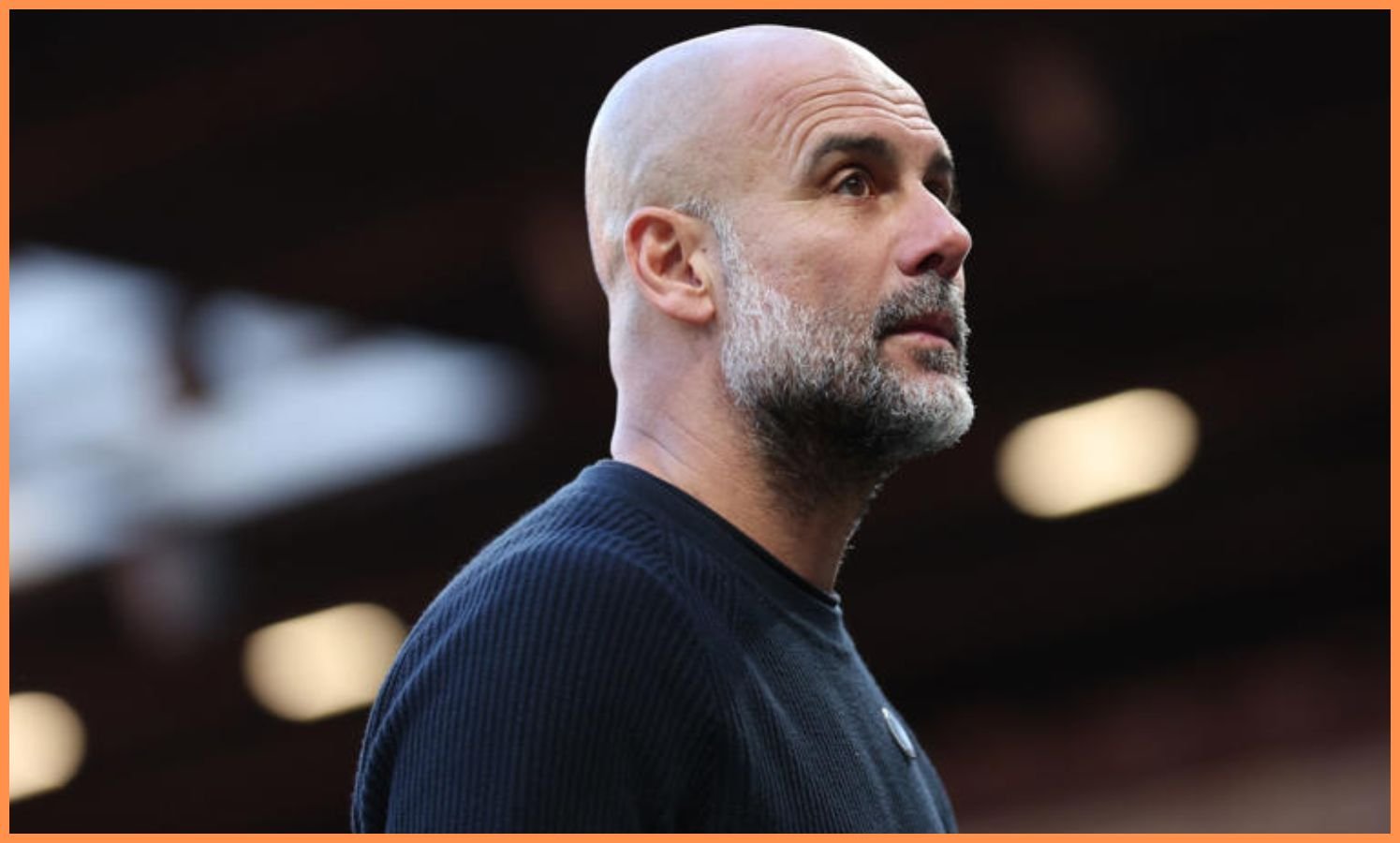 Manager of Man Pep Guardiola