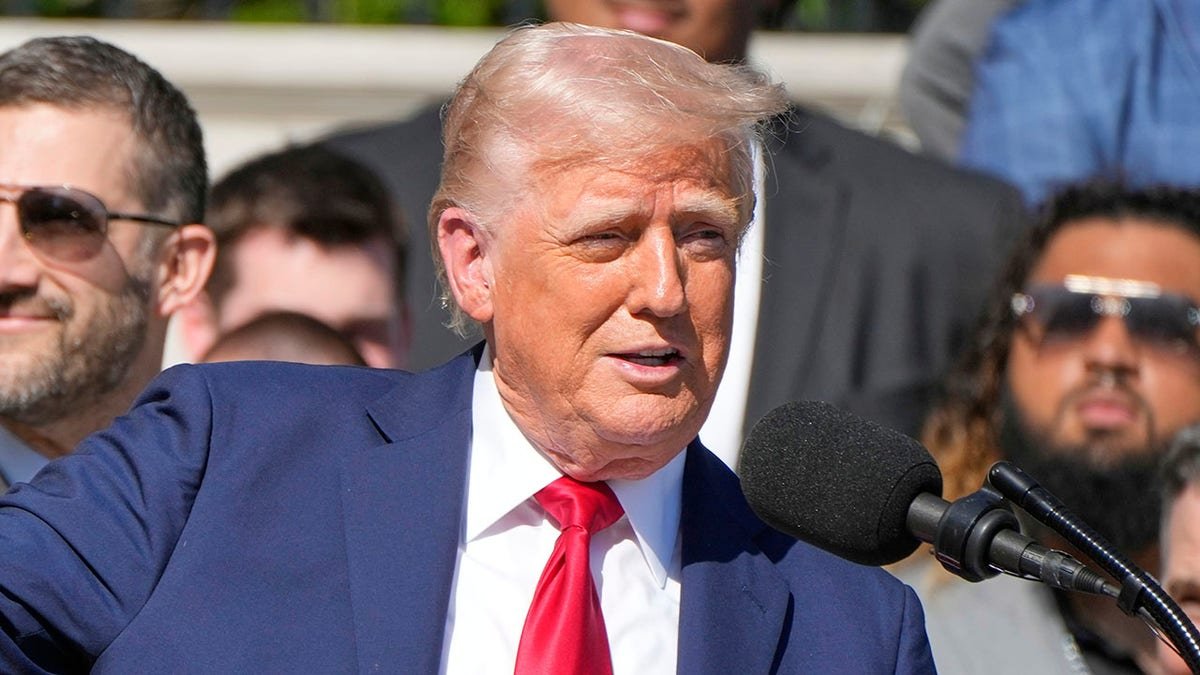 Donald Trump with Eagles