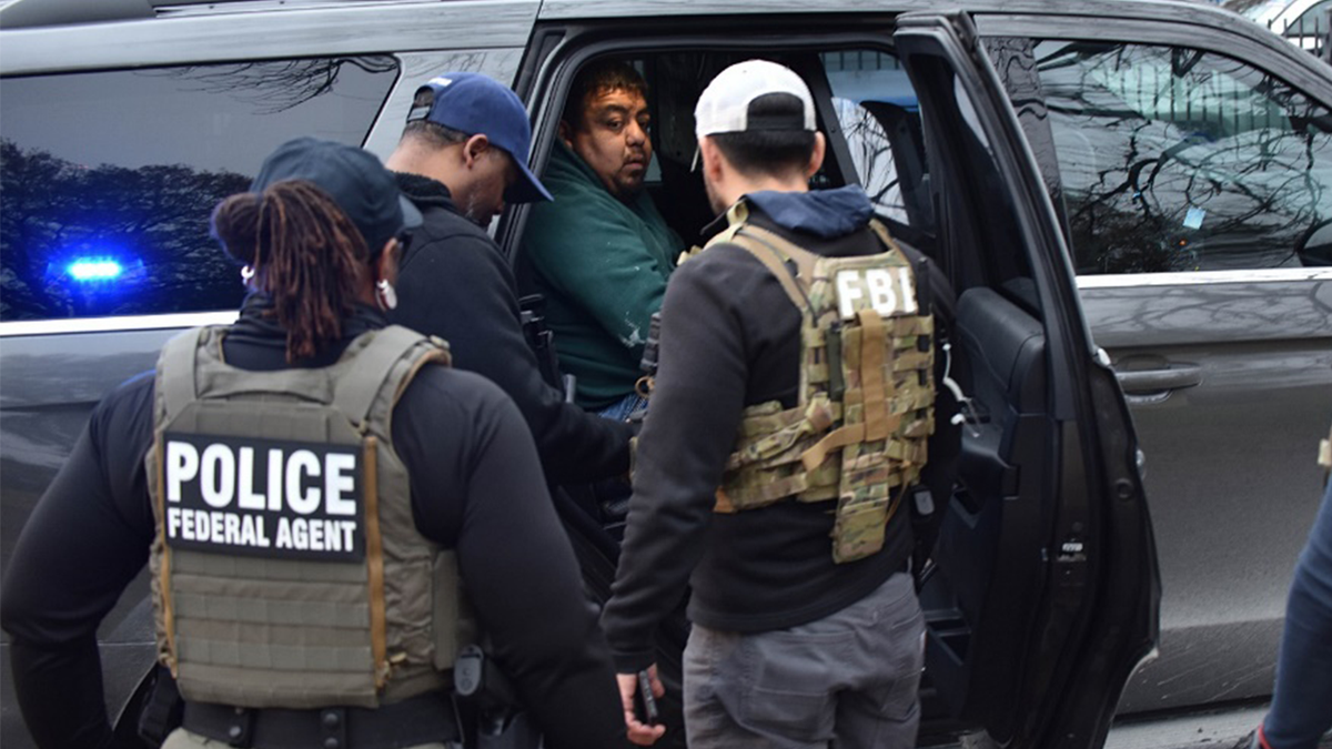 Ice agents make arrest