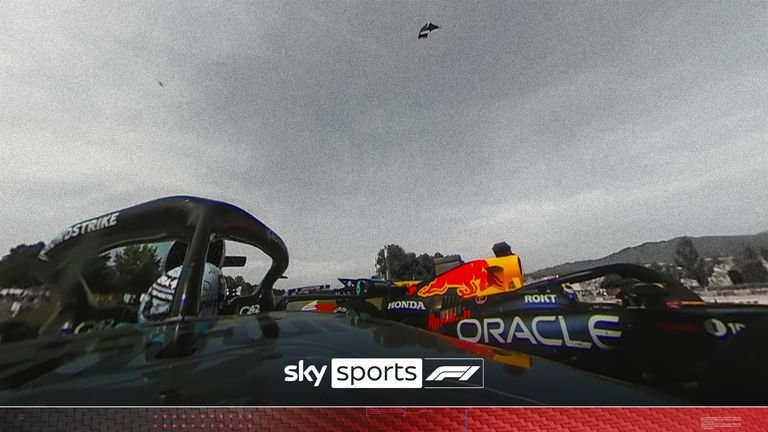 Max Versaben against George Russell 360 | A new angle for Spanish GP collision