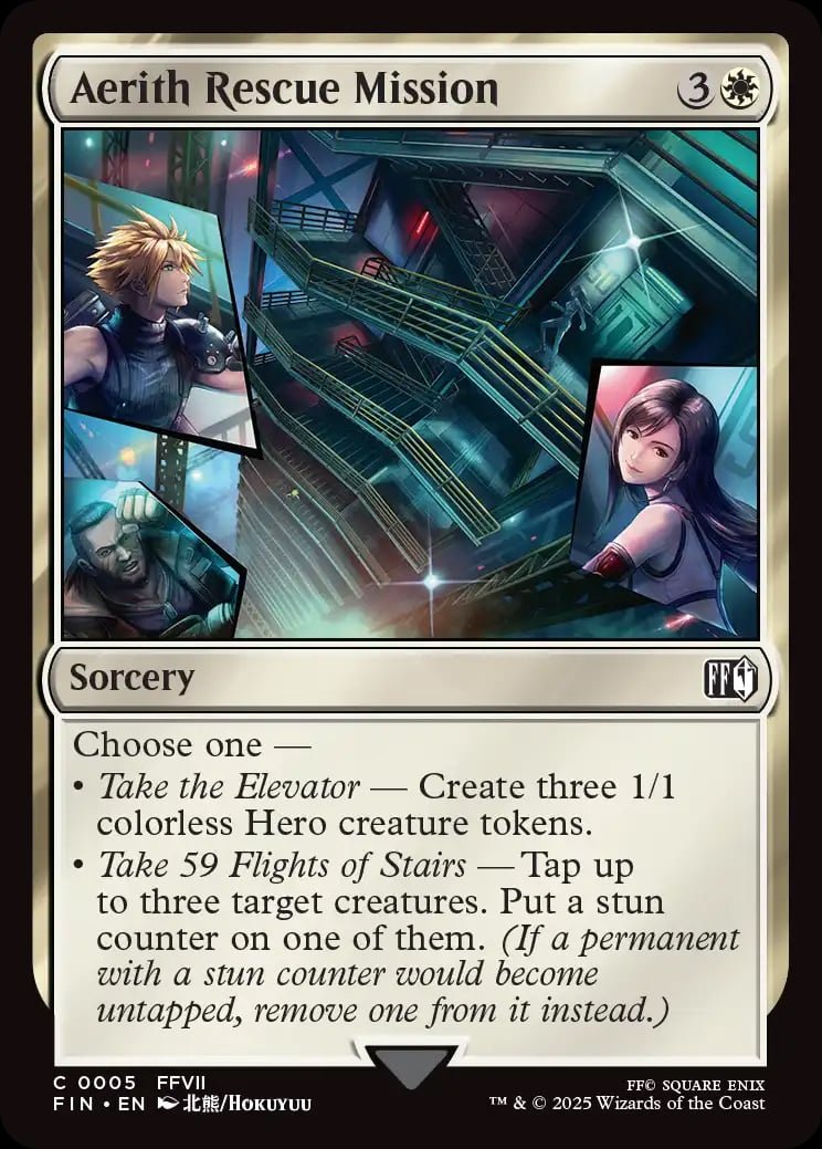 Magic The Gathering Final Fantasy Aerith Rescue Mission
