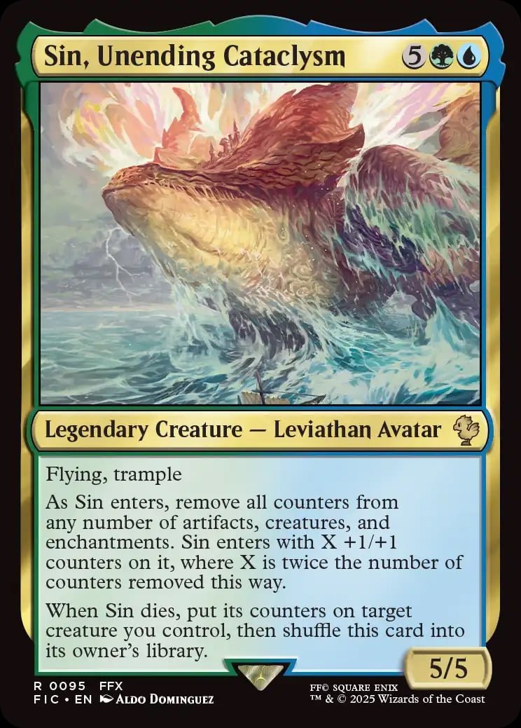 Magic The Gathering Final Fantasy Sin Unending Cataclysm