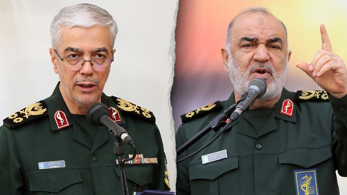 According to what was reported to the Iranian generals in air strikes