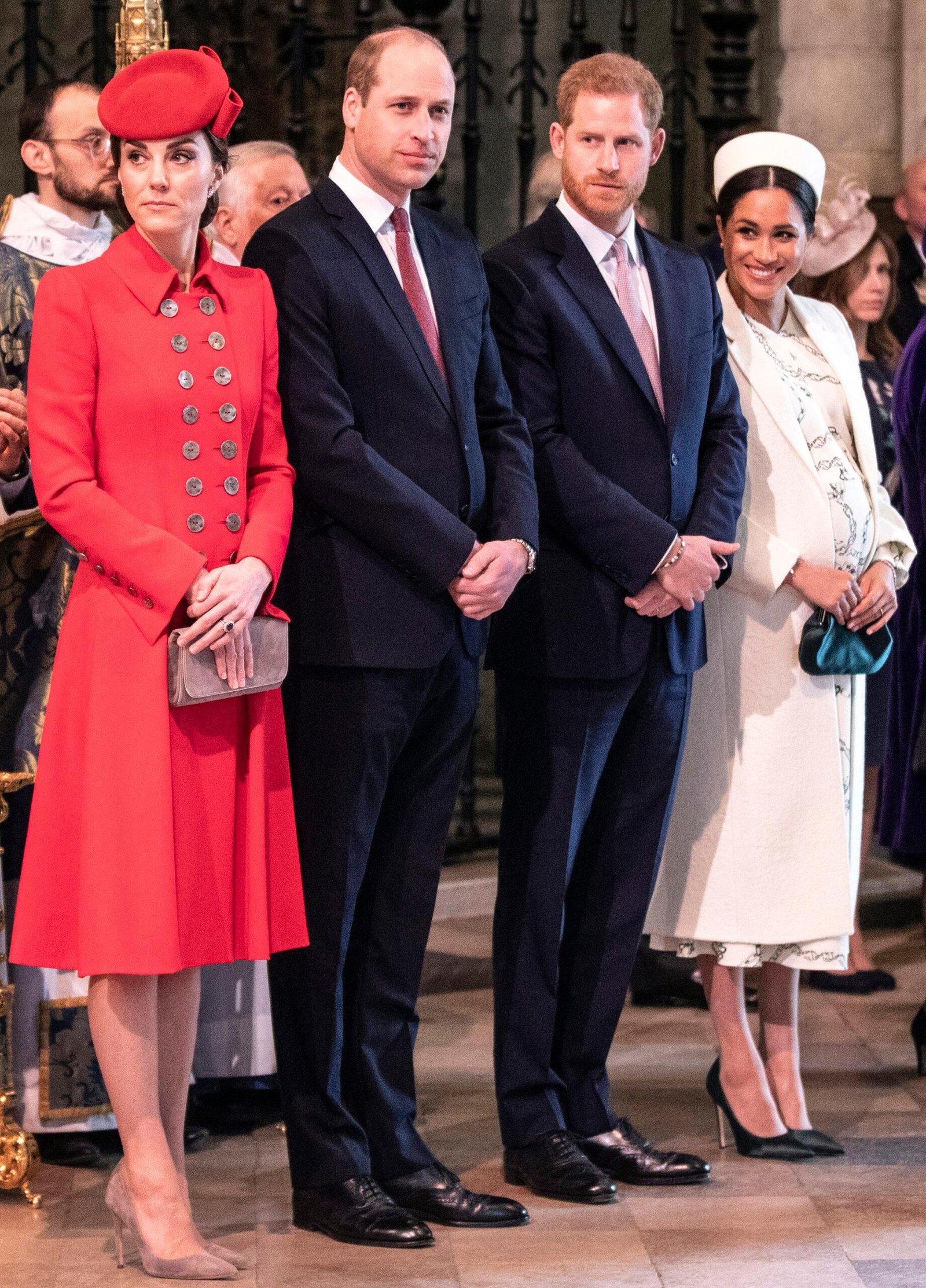 Prince Harry, Prince William, Kate Middleton, Megan Markle