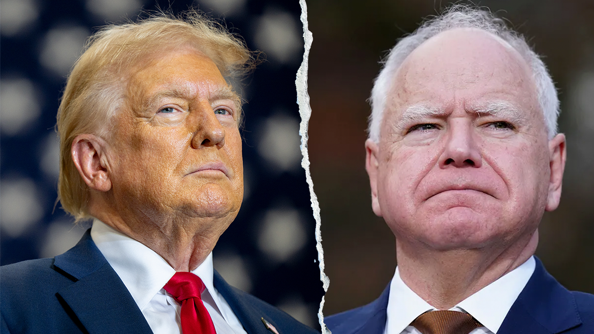 Trump, division of Walz