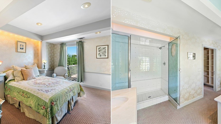 The guest group also has access to an outdoor balcony as well as an inner bath.