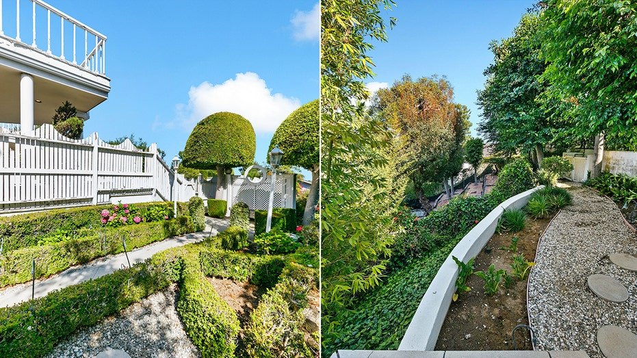 There are many parks throughout the backyard.