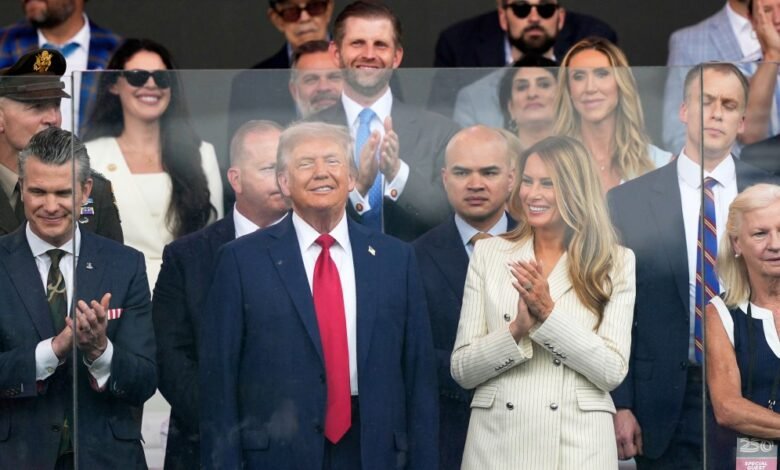 1749943421 Military parade kicks off early amid rainfall as Trump looks on.jpg