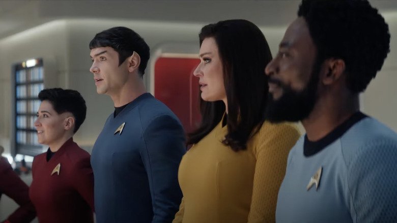 Star Trek team: strange new worlds stand by each other