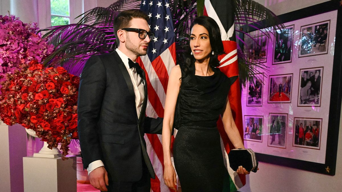 Huma Abdeen and Alex Soros