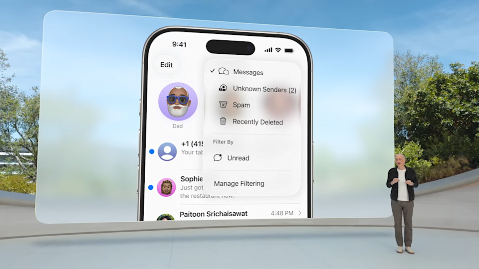iOS 26 messages