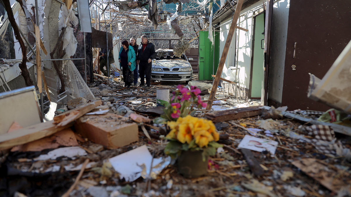 The damage to the bombing of Ukraine