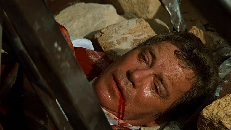 Admiral Kirk dies under the platform in Star Trek: Generations