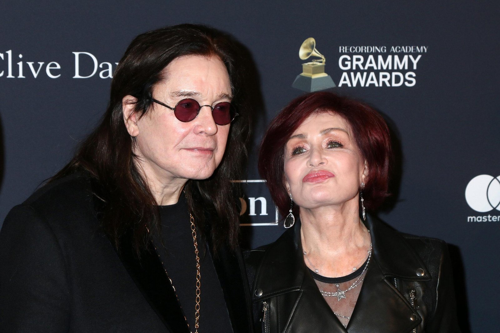 Los Angeles - January 25: Ozzy Osbourne, Sharon Osbourne at the Clive Davis Pre -Grammy 2020 at Beverly Hilton on January 25, 2020 in Beverly Hills, California