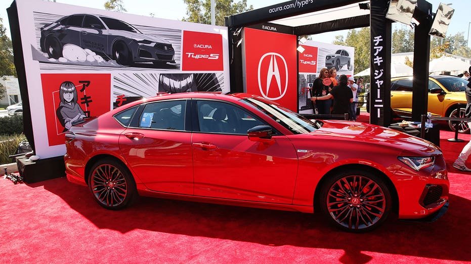Los Angeles, California - February 13: A view of the ACURA TLX type in Tailgate Tailgate by Bullseye Group on February 13, 2022 in Los Angeles, California. (Photo by Jesse Grant/Getty Emiez for the Bullseye Event Group)