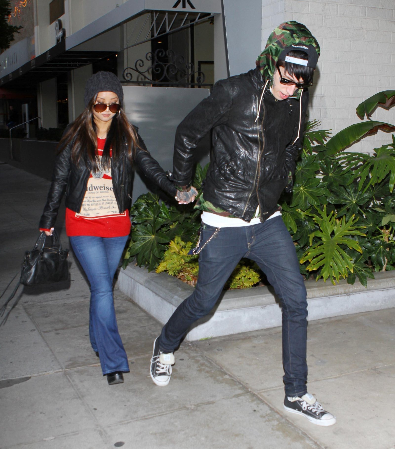 Trace Cyrus and Brenda Song