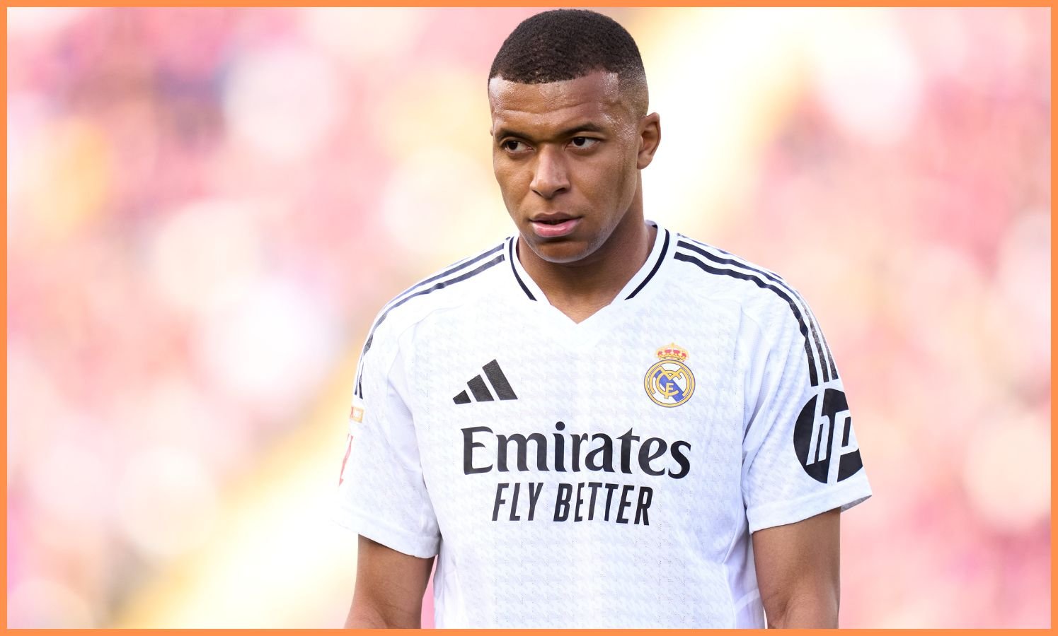 Kylian Mbappe at work for Real Madrid