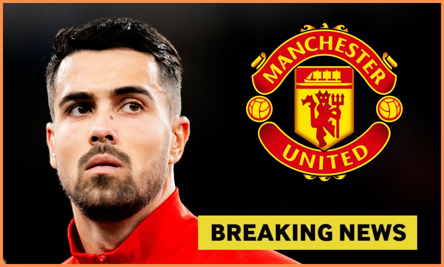 Dugo Costa and Manchester United logo