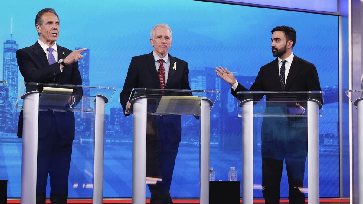 Cuomo, Tilson and Mamdani in the discussion phase