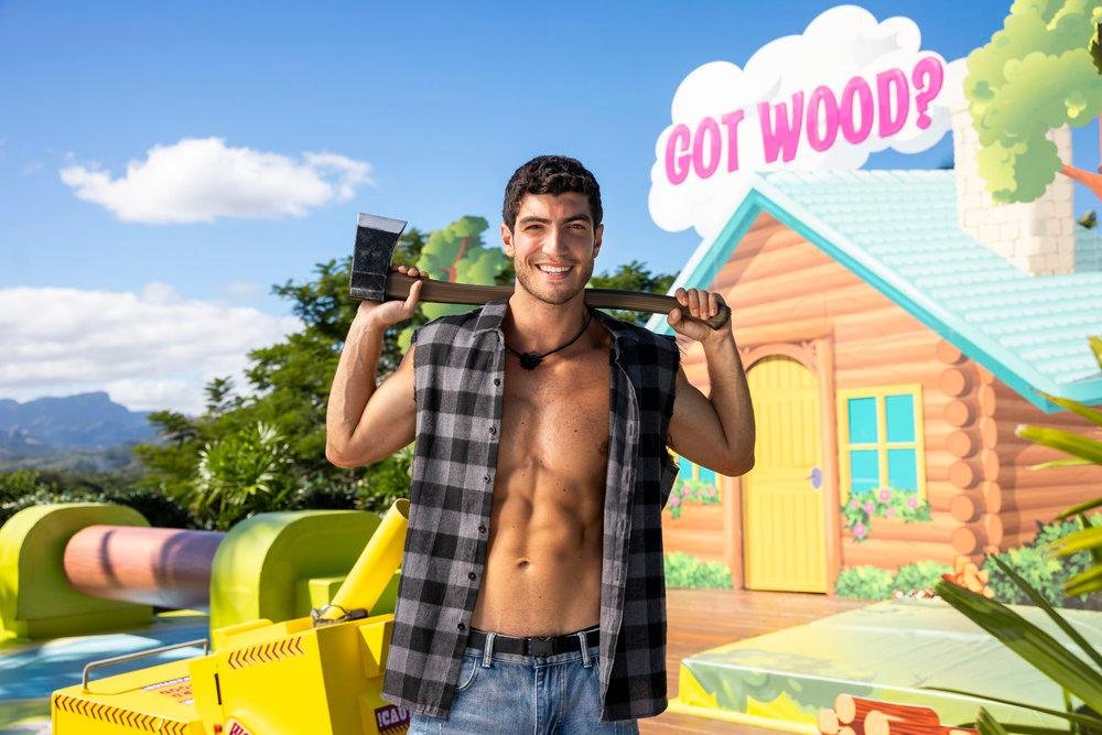 "Love Island" The contestant Charlie in the villa.